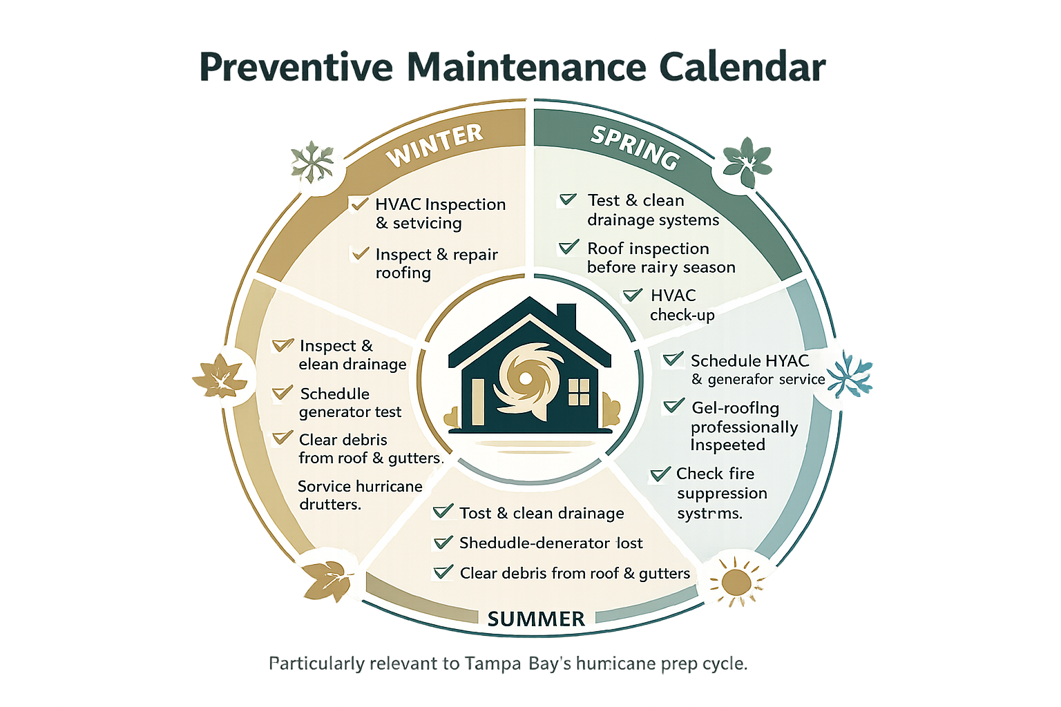 Hurricane preparedness calendar for Tampa Bay